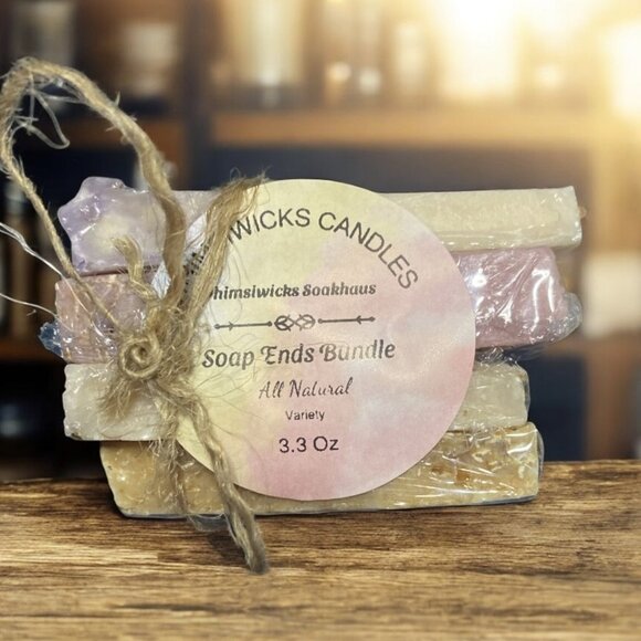 Hand Crafted 🧼 Soap End Bundles  4 Piece Variety (Net weigh 3.3 oz each Bundle) - Picture 2 of 3